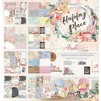 Asuka Studio Memory Place Happy Place Designpapier - Journaling Cards Paper Pack